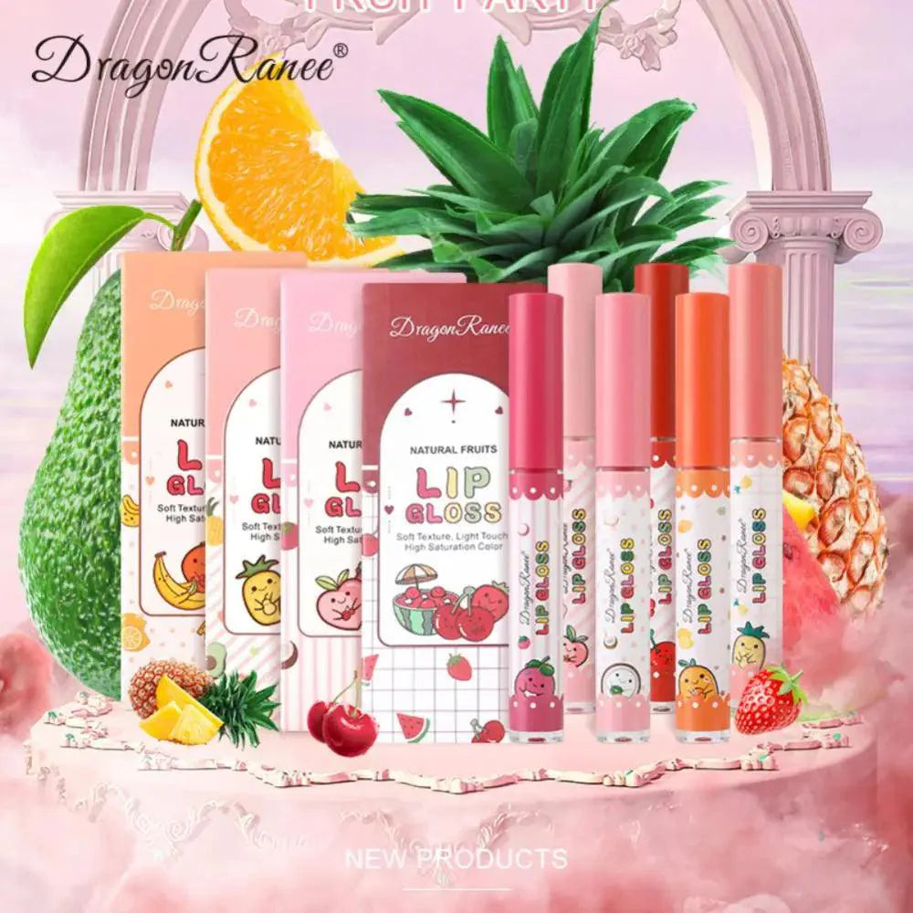 Dragon Ranee Waterproof Long Lasting Lip Gloss Set - 3 Pcs