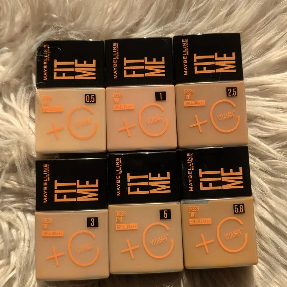 Maybelline - Fit Me Fresh Tint Spf 50 + Vitamin C Foundation
