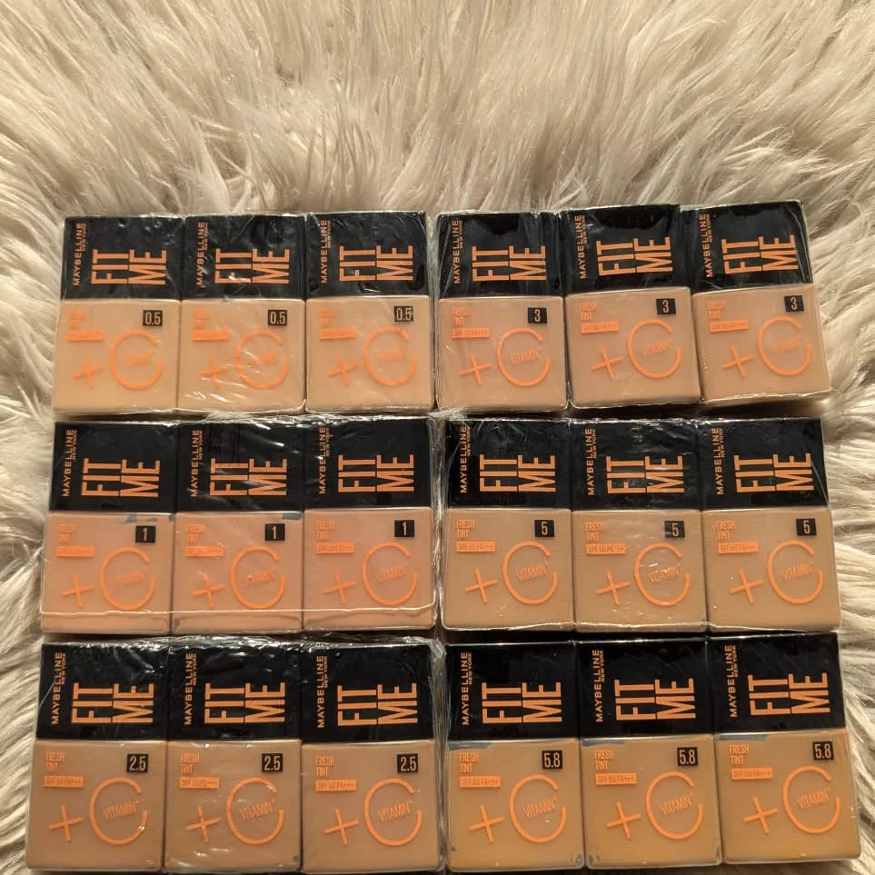 Maybelline - Fit Me Fresh Tint Spf 50 + Vitamin C Foundation