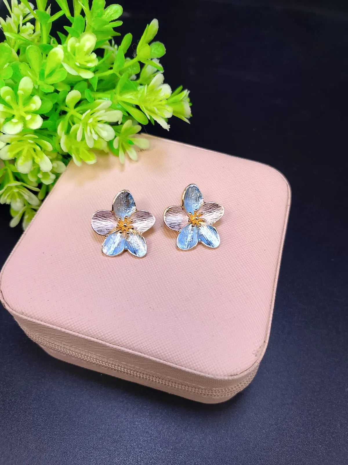Flower Korea Stud Earrings