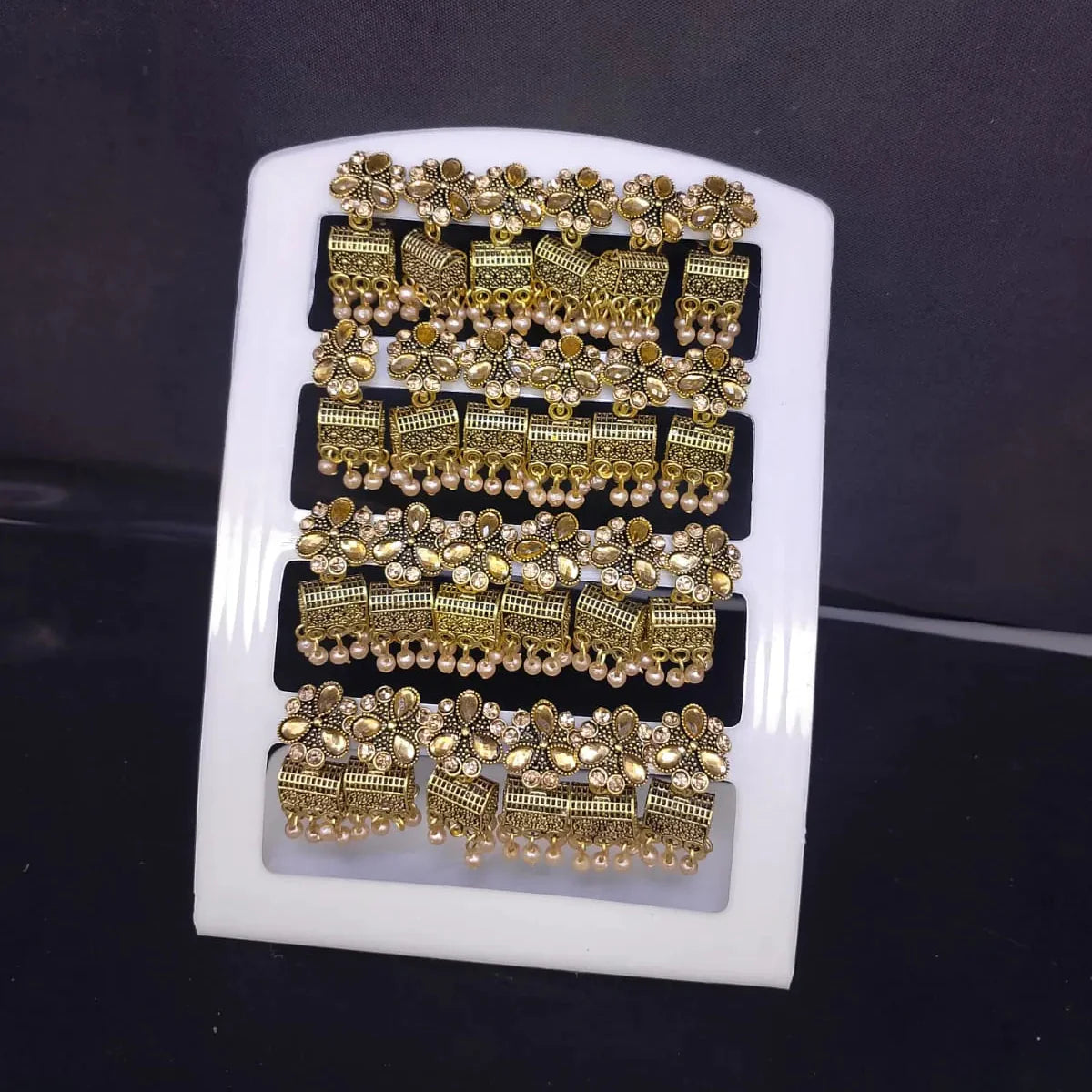 Elegant Traditional Jhumka Earrings Set