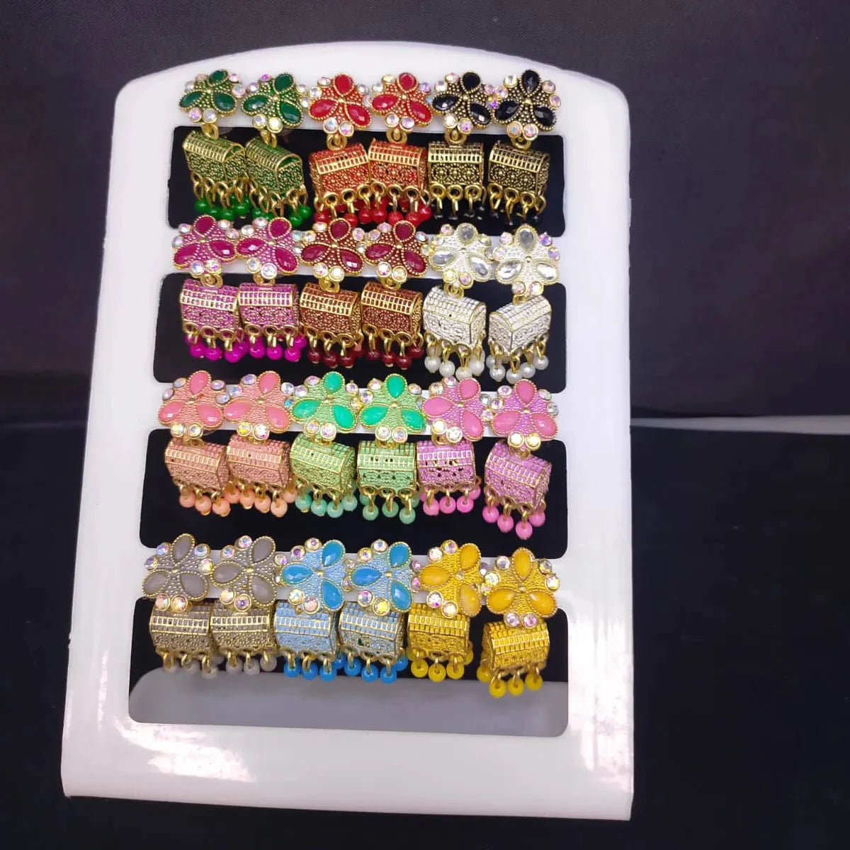 Elegant Traditional Jhumka Earrings Set