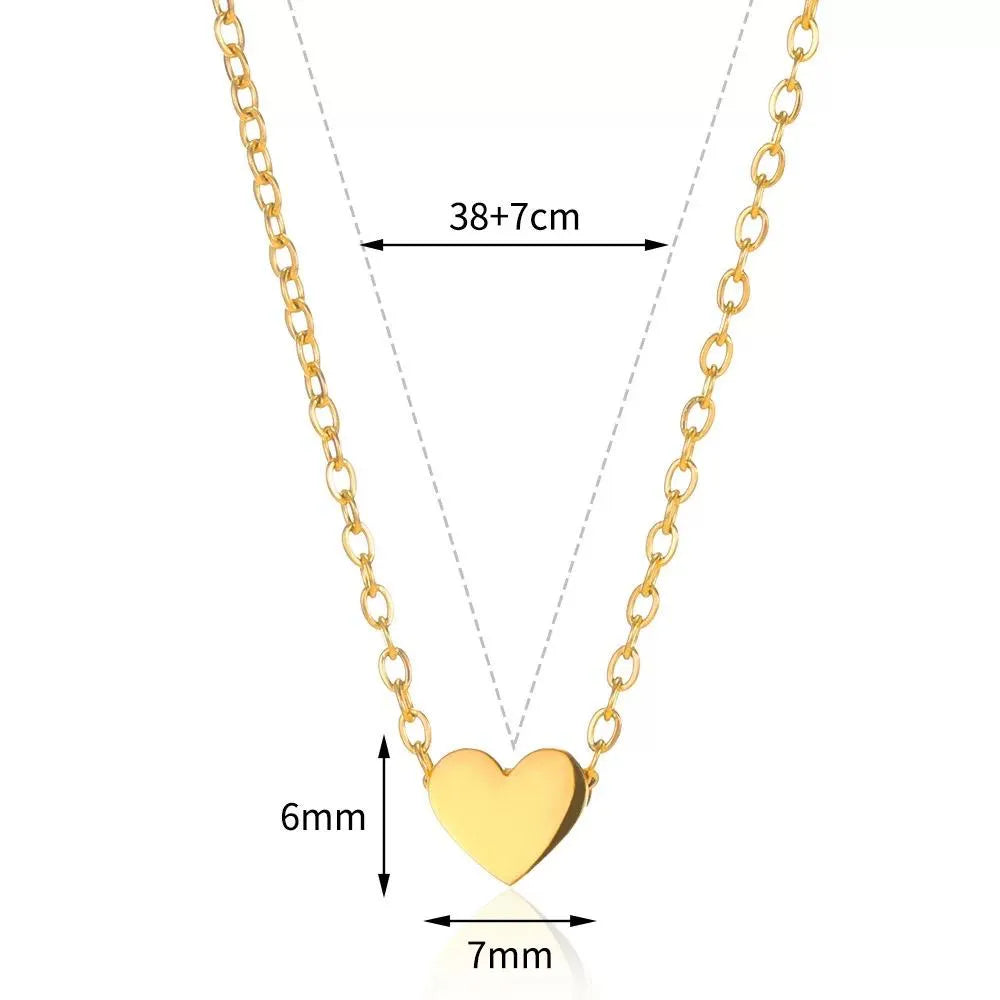 Stainless Steel Heart Chain