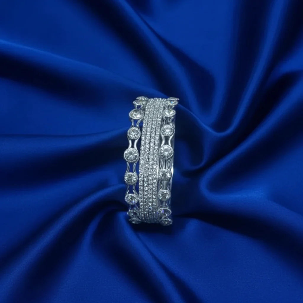 Elegant Crystal Rhinestone Bangle