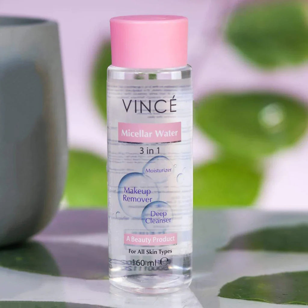 Vince 3-In-1 Micellar Water - 160ml | Premium Skincare & Beauty Products in Pakistan
