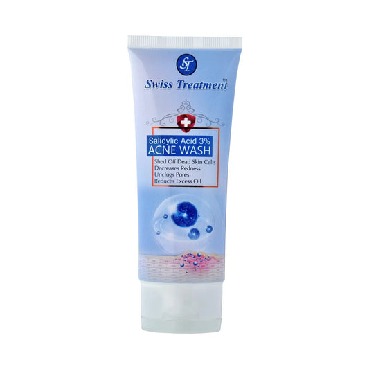 Swiss Treatment Salicylic Acid 3% Acne Wash - 100ml | Premium Skincare & Beauty Products in Pakistan