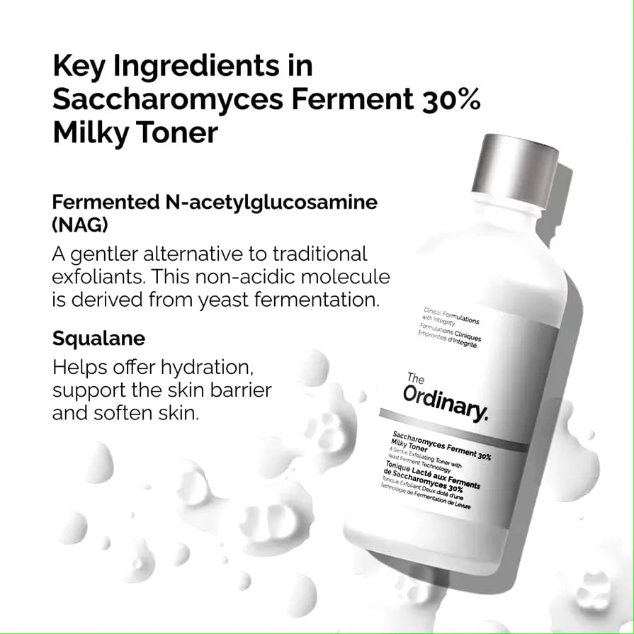 The Ordinary Saccharomyces Ferment 30% Milky Toner - 100ml - MADE IN CANADA