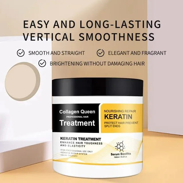 Original Collagen Queen Keratin Hair Treatment Mask Yellow - 500ml