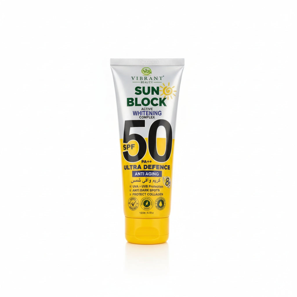 Vibrant 50 SPF Sun Block