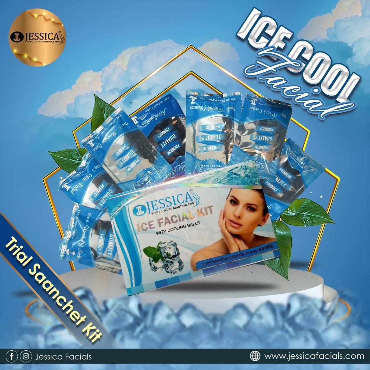 Jessica Ice Facial Trial Saanchet Kit | Premium Skincare & Beauty Products in Pakistan