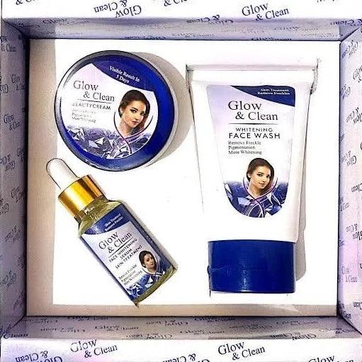 3 in 1 Glow & Clean Kit ( Cream, Serum, Face wash) | Premium Skincare & Beauty Products in Pakistan