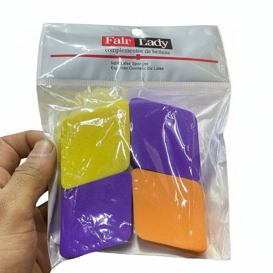 Fair Lady Make Up Sponge Beauty Blender Puff- Set of 4
