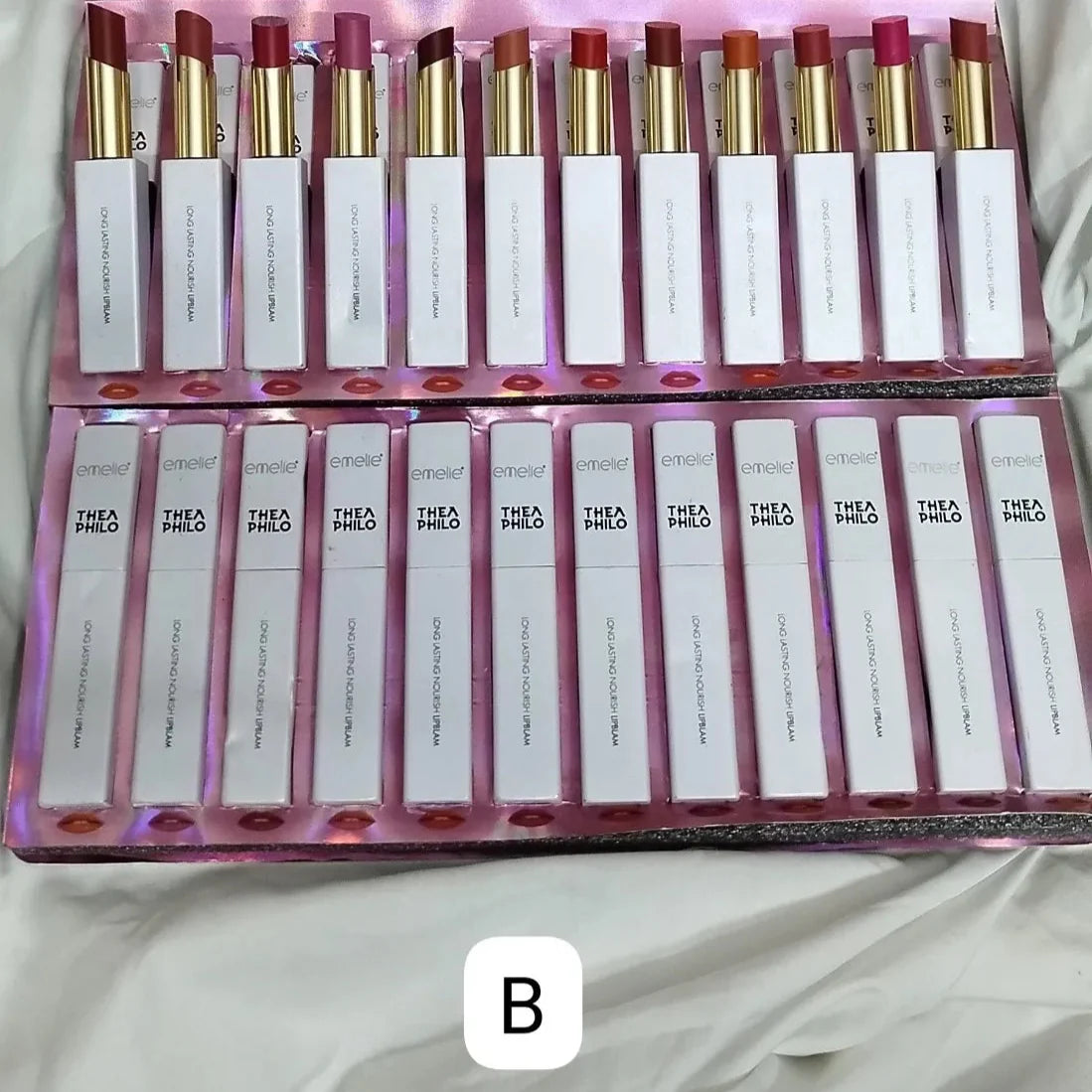 Emellie Matt lipstick 12 pcs