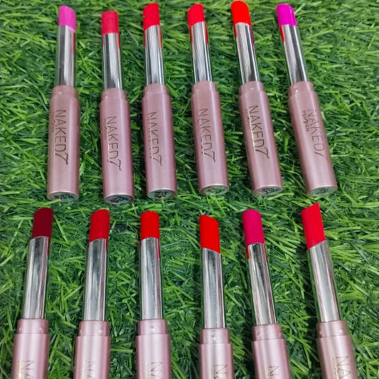Naked 7 Slim Lipstick – Ultra-Matte, Long-Wear Lip Color in a Sleek, Slim Bullet