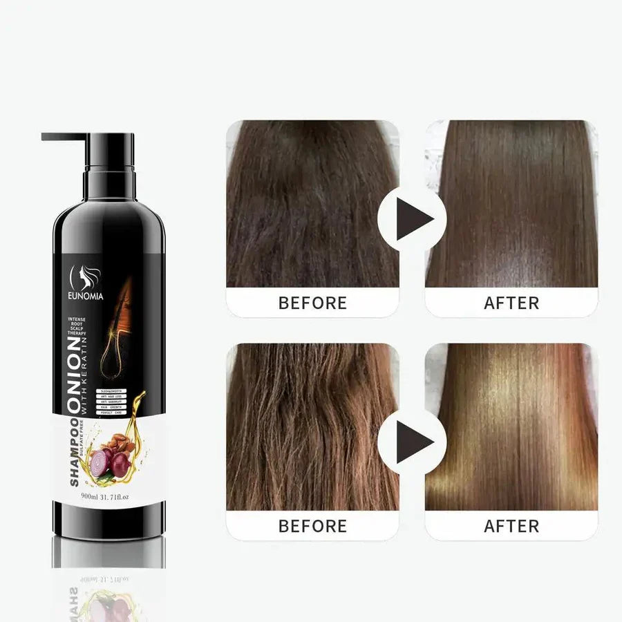 Eunomia Onion Sulfate Free Shampoo with Keratin Hair Treatment - 900ml