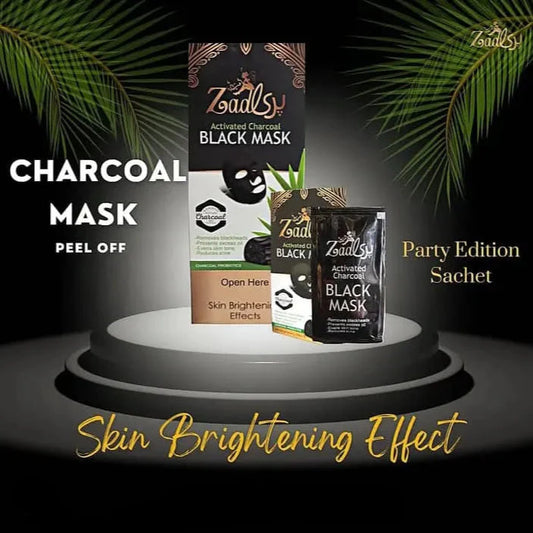 Parizad Activated Charcoal Black Mask | Premium Skincare & Beauty Products in Pakistan