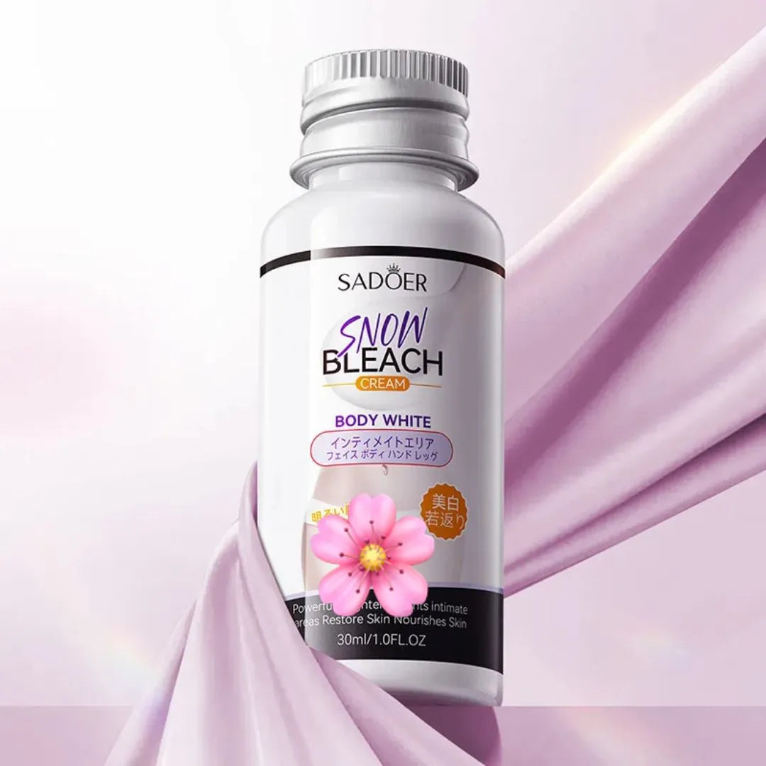 Sadoer Snow Bleach Body White Cream for Sensitive Areas – 30 ml | Premium Skincare & Beauty Products in Pakistan