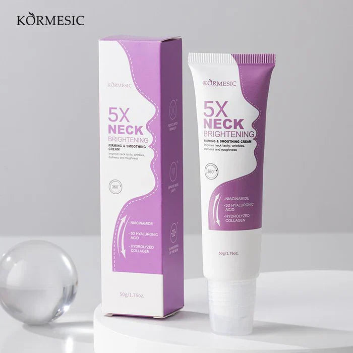 KORMESIC 5X Neck Brightening Tighten Firming & Smoothing Cream - 50g | Premium Skincare & Beauty Products in Pakistan