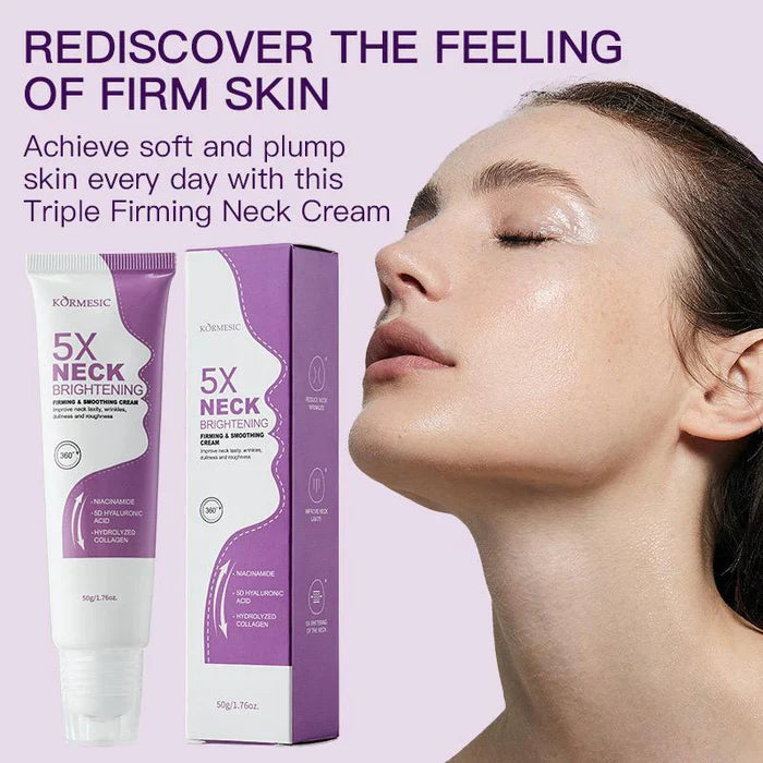 KORMESIC 5X Neck Brightening Tighten Firming & Smoothing Cream - 50g | Premium Skincare & Beauty Products in Pakistan