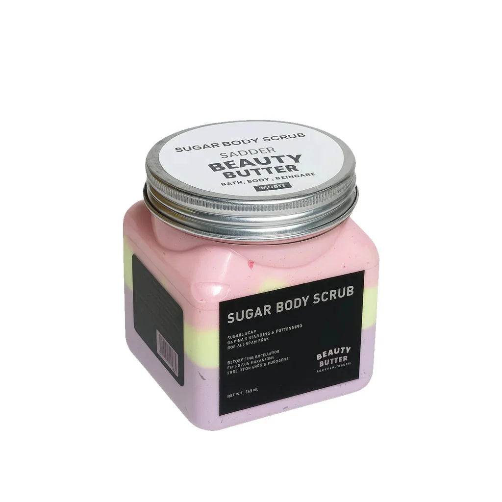 SADOER Sugar Body Scrub Beauty Butter - 350gm | Premium Skincare & Beauty Products in Pakistan