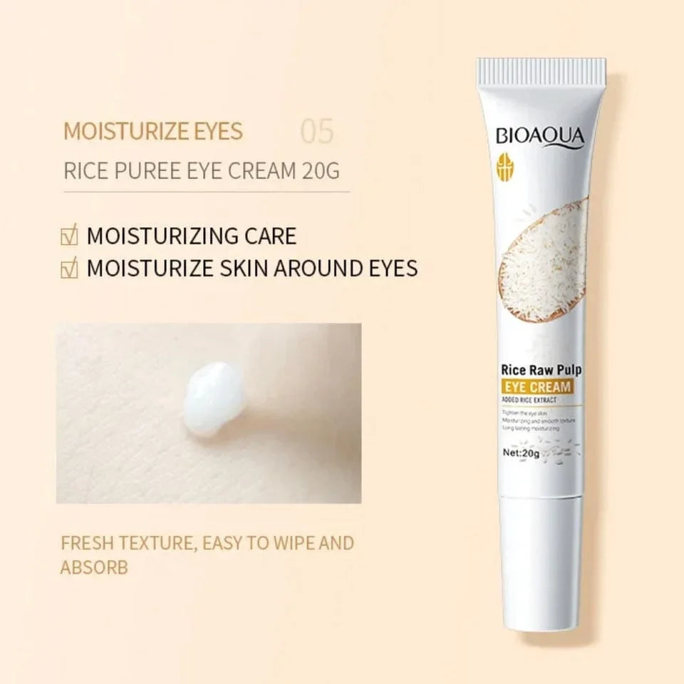 Bioaqua Rice Raw Pulp Rejuvenating & Moisturizing - Six Piece Suit Kit