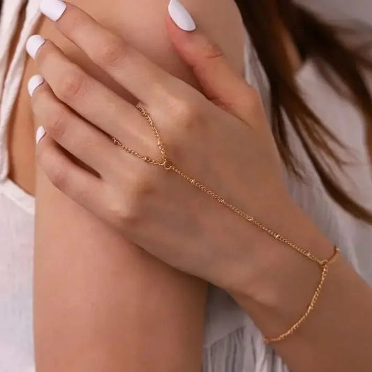Hand Chain Stainless Steel Bracelet