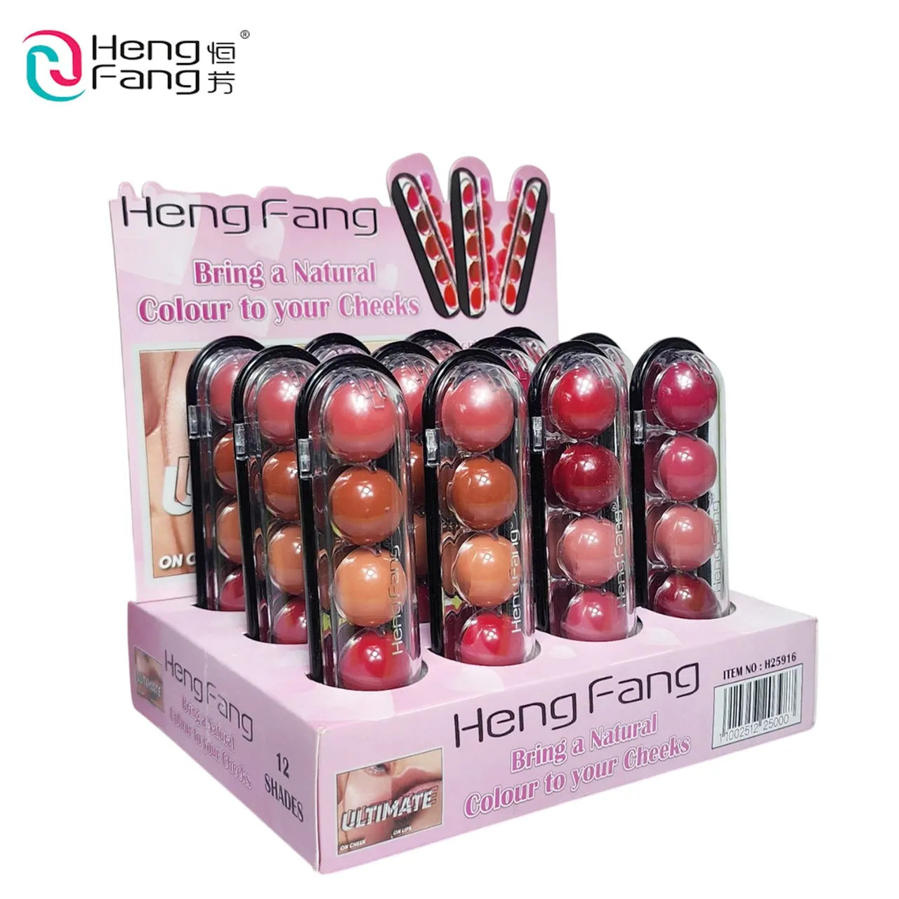 Heng Fang "Ultimate Duo" 5-Color Multi-Use Lip & Cheek Palette