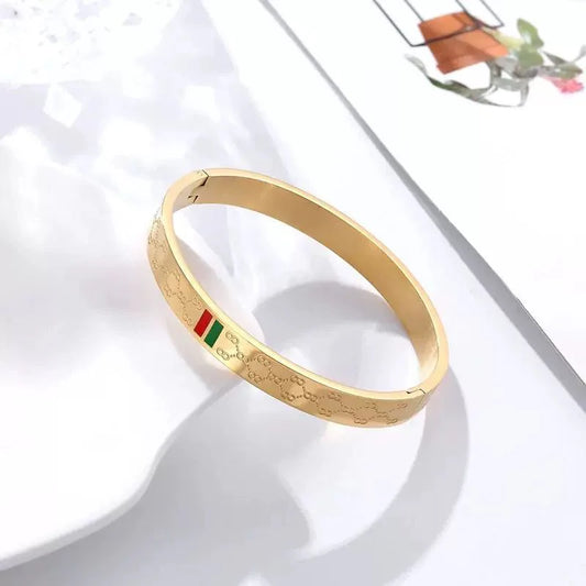 Stainless Steel Gucci cuff