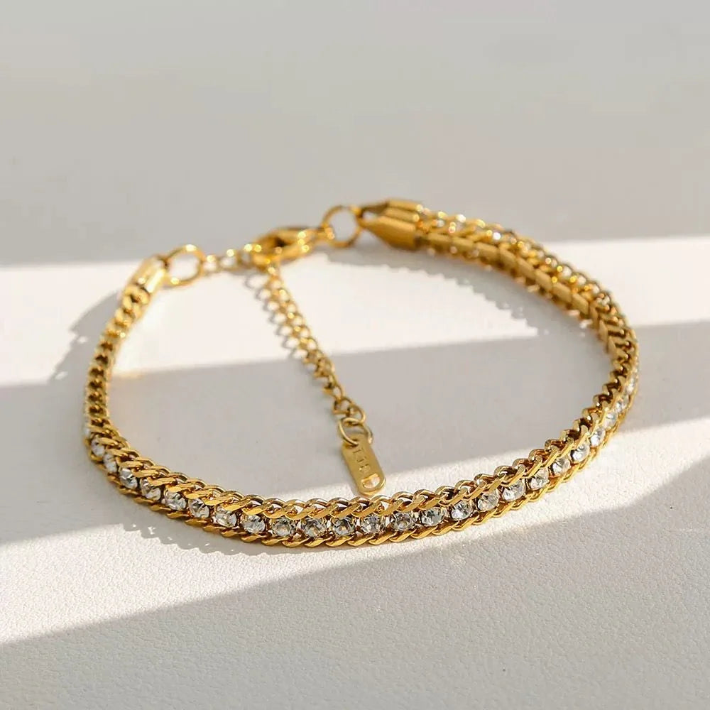 Stainless steel Luster bracelet
