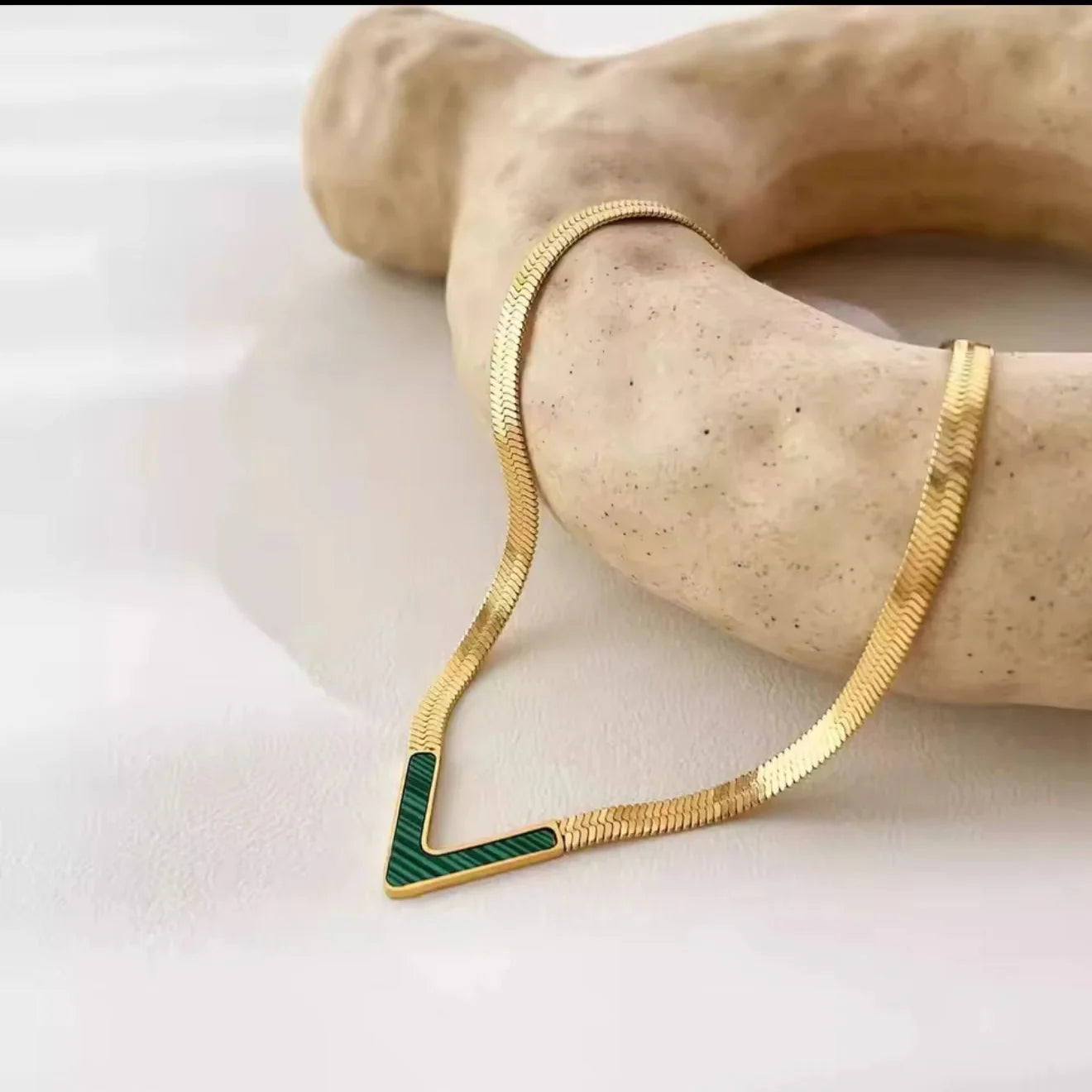 Snake V Necklace