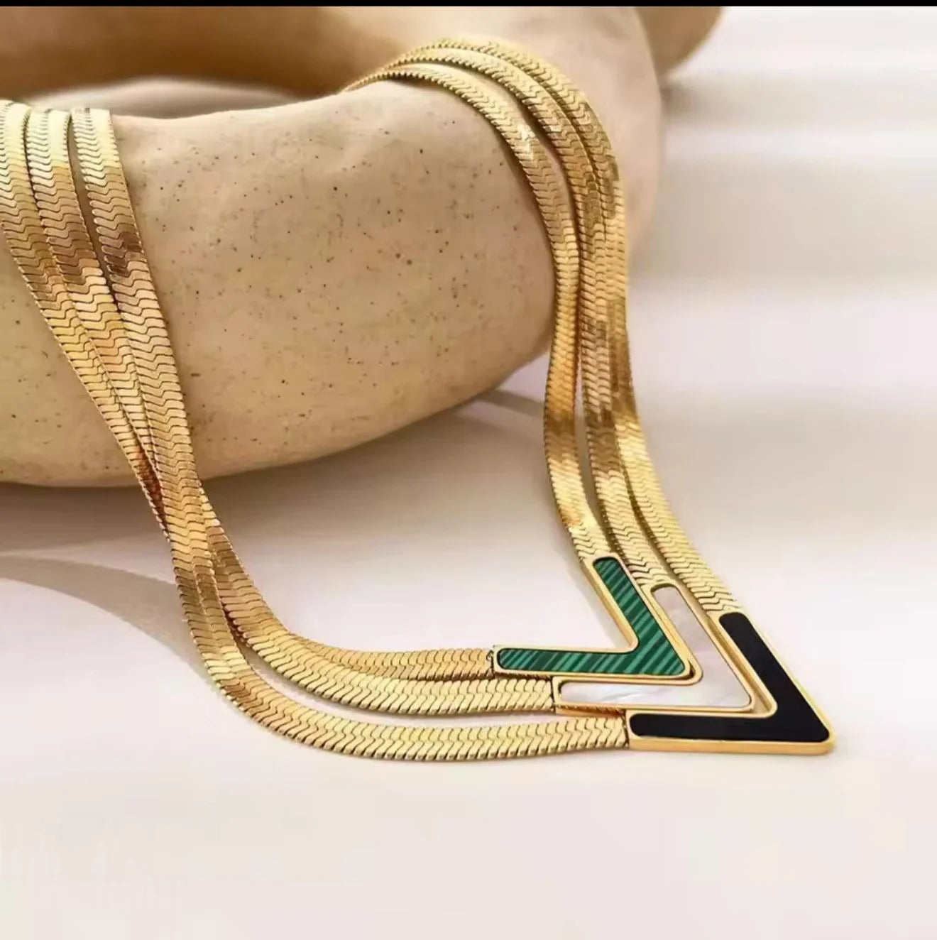 Snake V Necklace