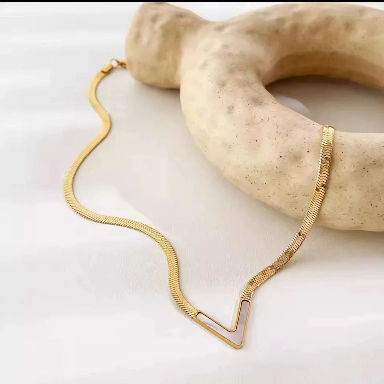Snake V Necklace