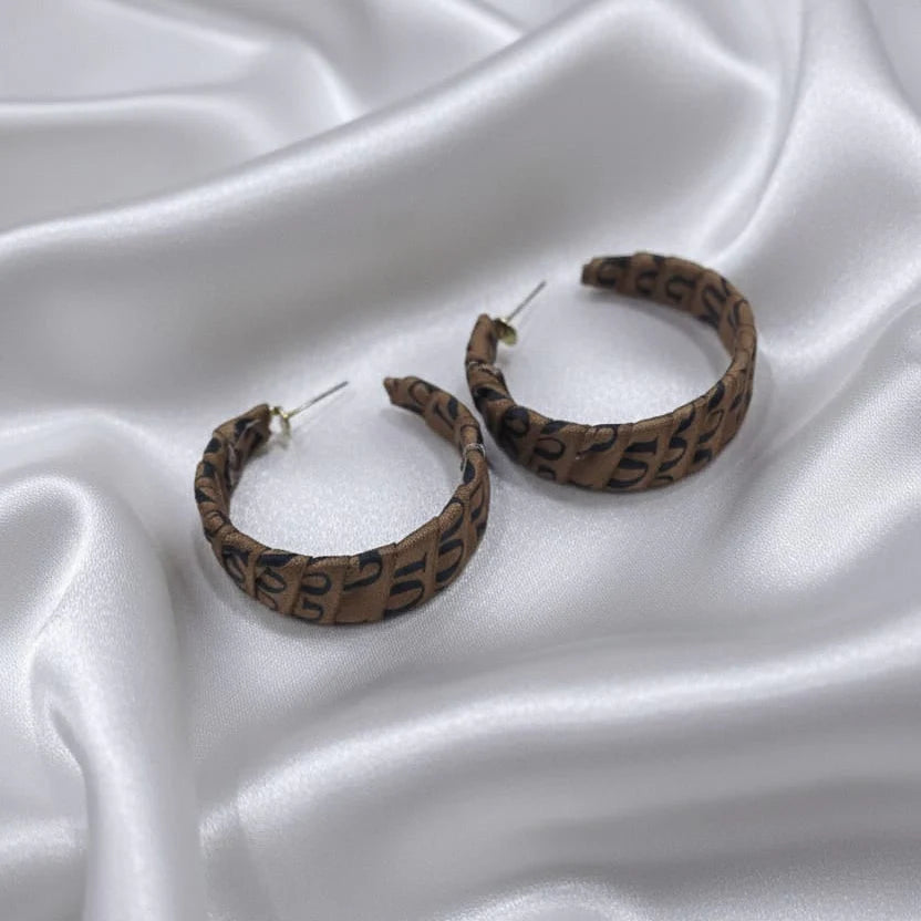 funky hoops earring