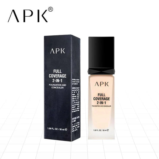 APK Full Coverage 2-in-1 Foundation & Concealer – 30ml