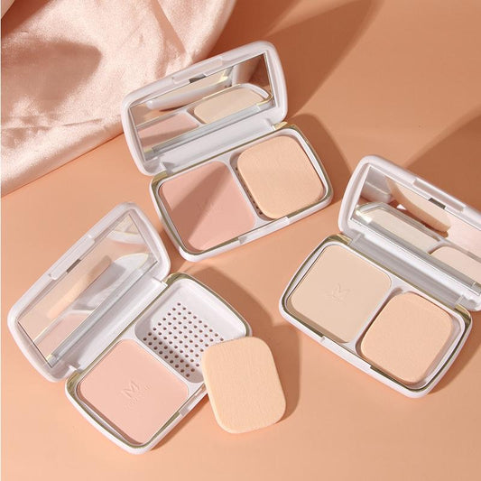 Mansly Smooth Velvet Pressed Powder & Finishing Compact