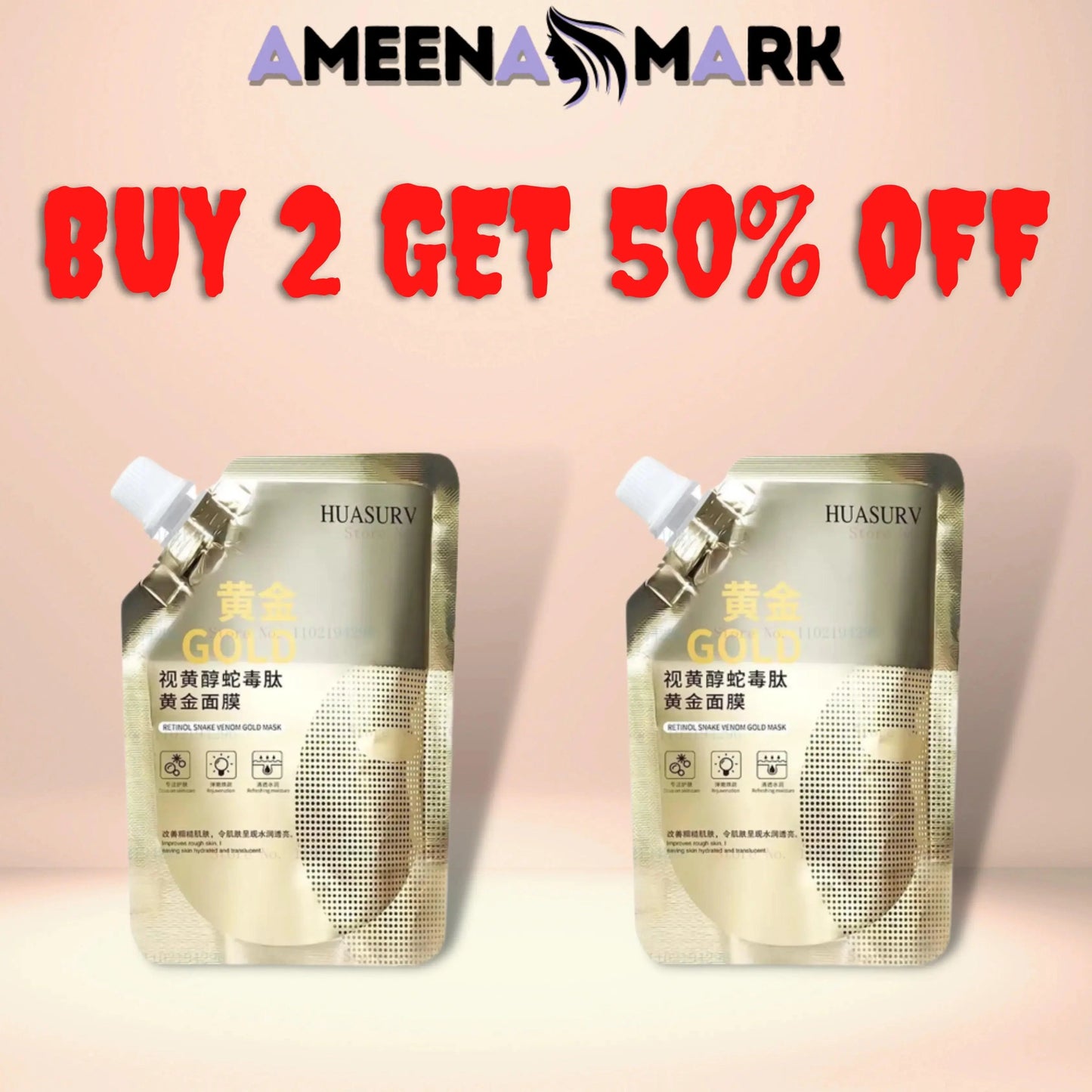 Gold Mask (100gram) Moisturizing Skin Care Clear Anti-aging Oil Control (LIMITED STOCK) | Premium Skincare & Beauty Products in Pakistan