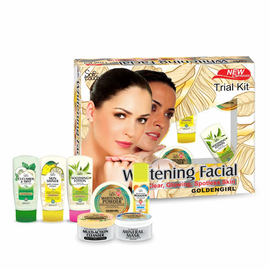 Soft Touch Whitening Facial Trial Kit 7 Items | Premium Skincare & Beauty Products in Pakistan