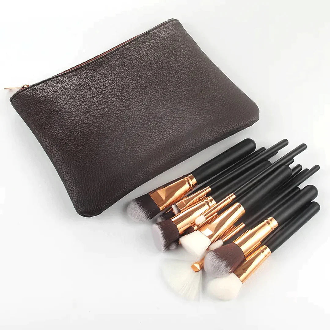 Zoeva Makeup Brushes With Pouch - 15Pcs