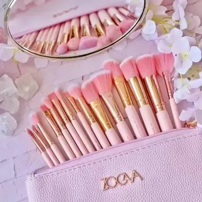 Zoeva Makeup Brushes Set with Bag - 15Pcs