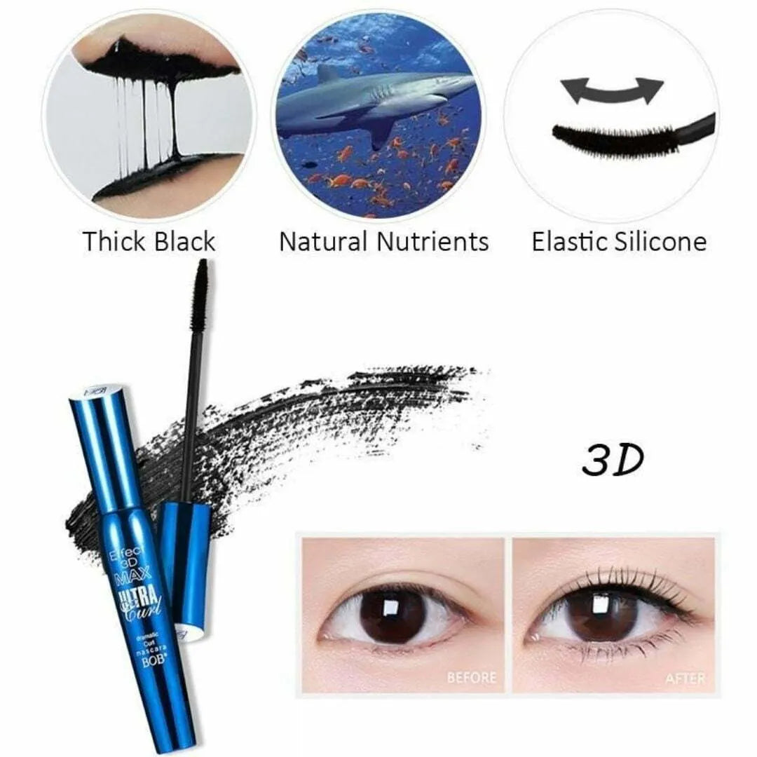 Bob - Ultra Curl Waterproof Stereoscopic Eyes Mascara