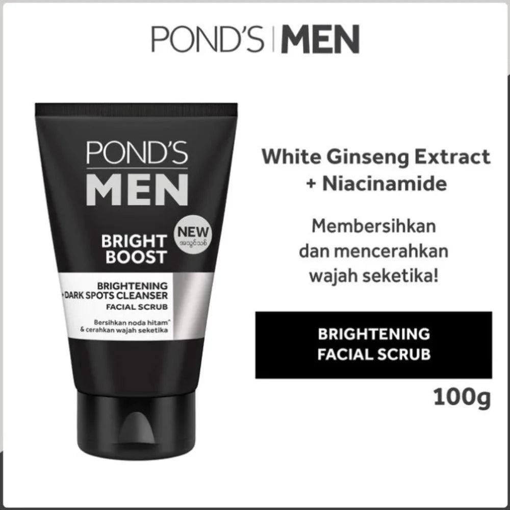 Ponds Men Face Wash White Boost - 100ml | Premium Skincare & Beauty Products in Pakistan