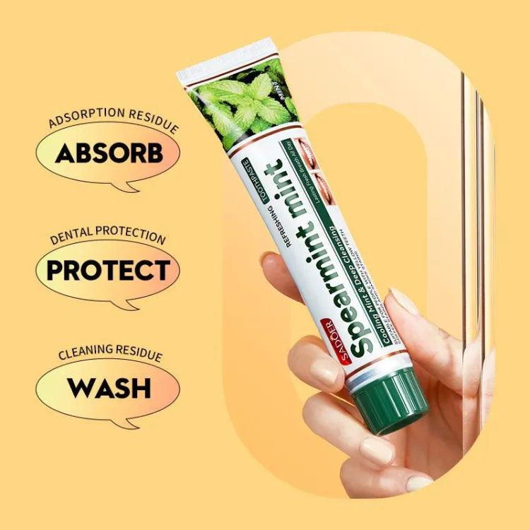 Sadoer Spearmint Mint Deep Cleansing & Cooling Mint Refreshing Toothpaste 100g