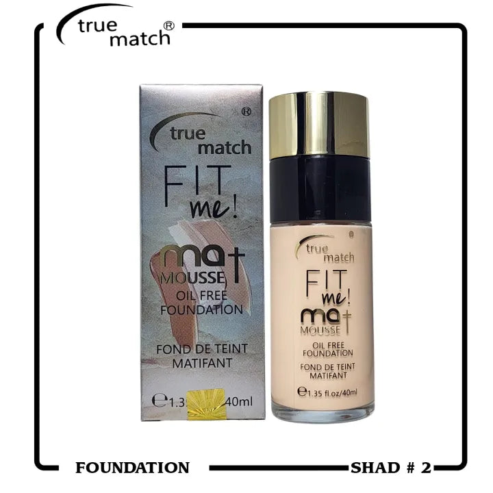 True Match Mousse Oil Free Matte Full Coverage Liquid Foundation
