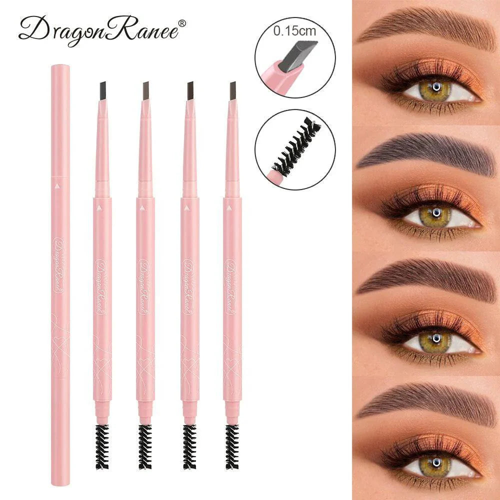 Dragon Ranee 2 In 1 Eyebrow Pencil – Natural Waterproof Smooth