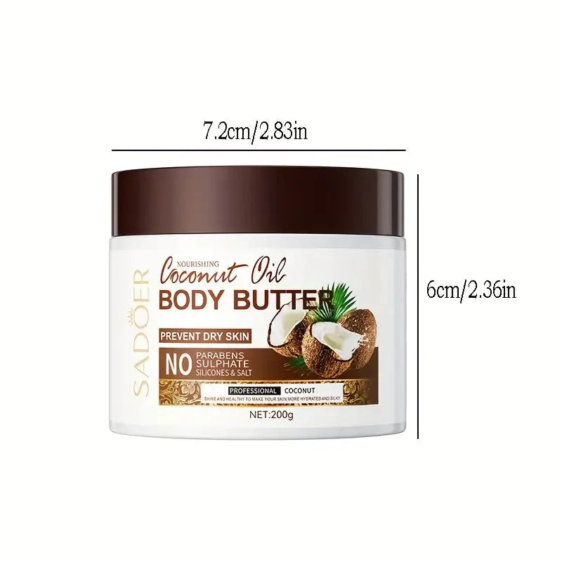 Sadoer Body Butter Coconut Cream 200g | Premium Skincare & Beauty Products in Pakistan