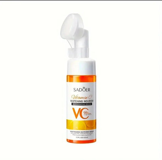 Sadoer Vitamin C Whitening Nourishing Mild Cleansing Mousse 150ml | Premium Skincare & Beauty Products in Pakistan