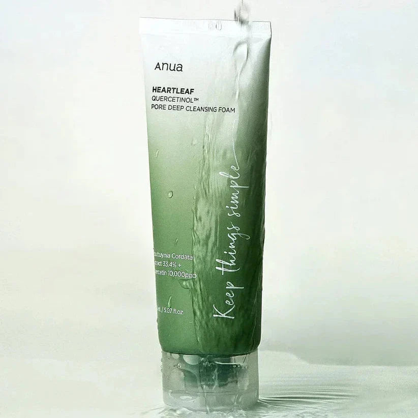 Anua Heartleaf Quercetinol Pore Deep Cleansing Foam - 150ml | Premium Skincare & Beauty Products in Pakistan