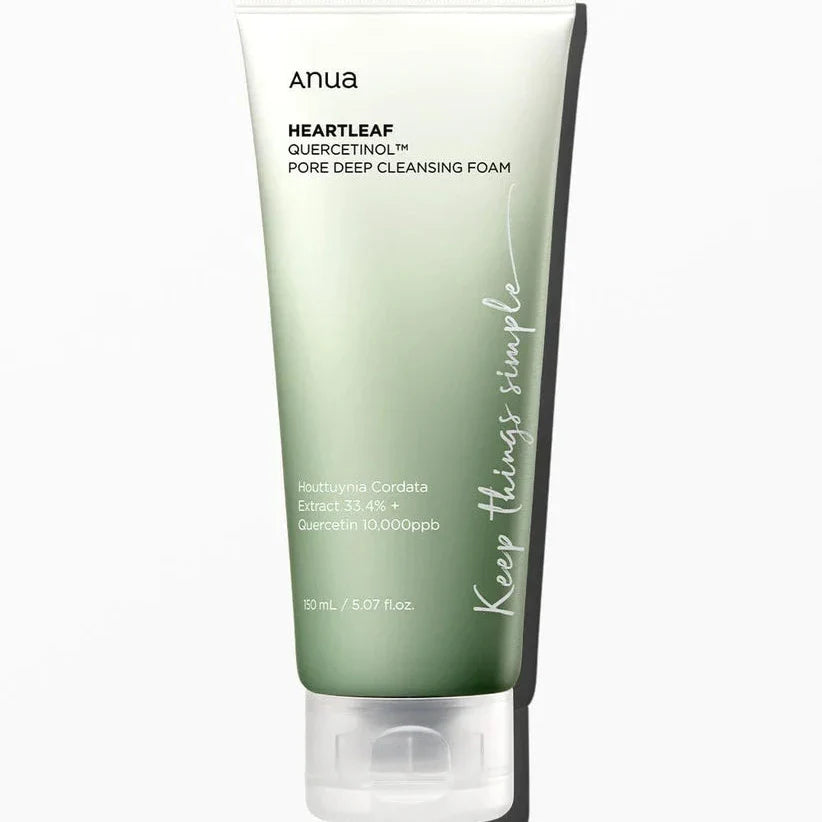 Anua Heartleaf Quercetinol Pore Deep Cleansing Foam - 150ml | Premium Skincare & Beauty Products in Pakistan