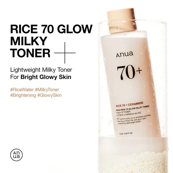 Anua Rice 70 Glow Milky Toner - 250ml | Premium Skincare & Beauty Products in Pakistan