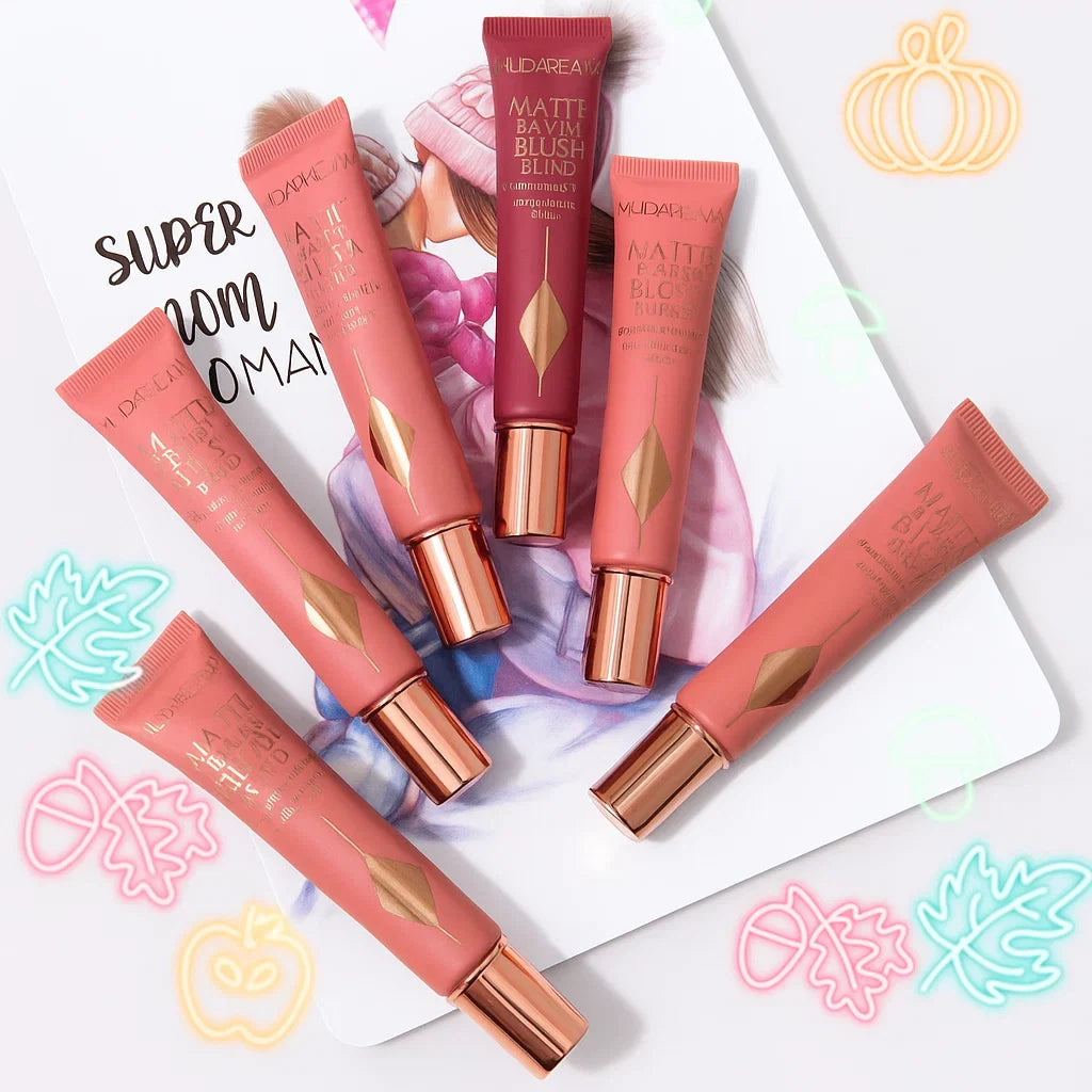 Hudamoji Matte Liquid Blusher Set
